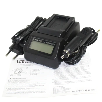 

NP-FW50 Rechargeable LED Display Li-ion Battery Charger Pack with Car Charger Cord Kit for SONY Alpha A7 A7R A7S A5000