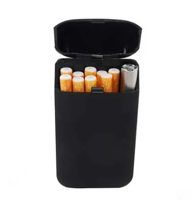 USB портсигар, зажигалка для 10 сигарет пакет