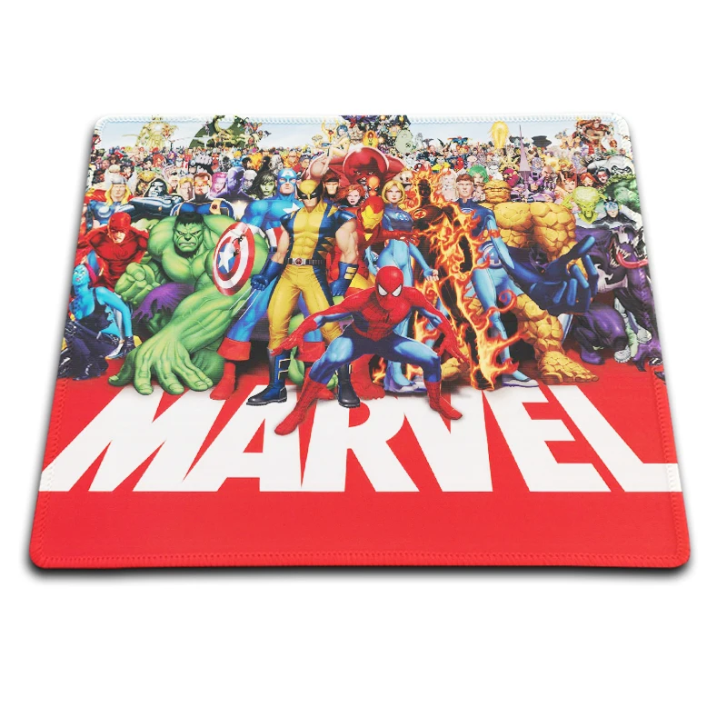 Игровой коврик для мыши Babaite Marvel с принтом героев компьютерный ноутбук