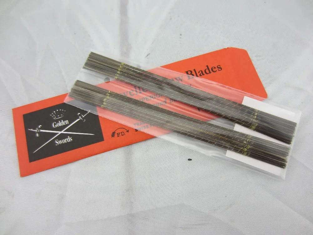 Free Shipping 144pcs/pack double sword sawblades, 8/0 jewelry sawblade