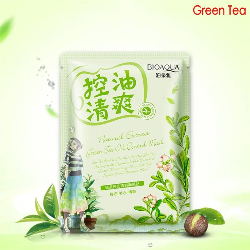 green tea BIOAQUA гелевая маска для губ Уход за увлажнение восстановление удаляет линии Пятна осветляет линия улыбки Коллагеновая Маска цвет губ для увлажнения - Цвет: green tea