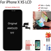 AMOLED для iPhone X XS ЖК-дисплей Tianma TFT GX сенсорный экран дигитайзер сборка Замена черный для iPhone X ZY lcd