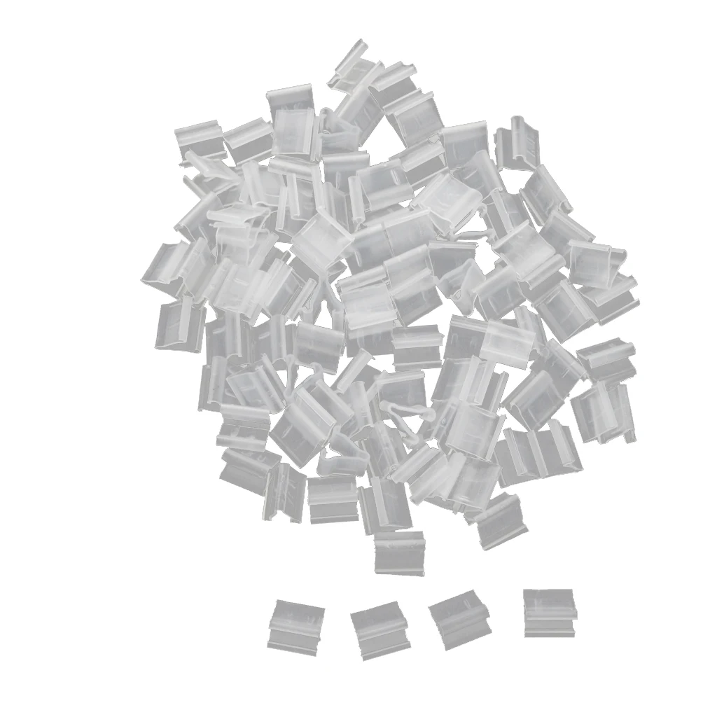 100pcs Auto Tie Balloons Clip For Helium Gas Air Balloons Sealing Quick Easy