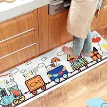 Домашний Кухня мультфильм шаблон воды масло к кожаные браслеты со словами OWL, 45x75 см