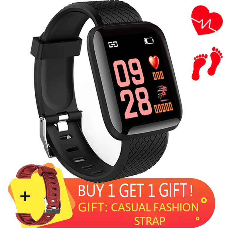 

Men's Watch Color Screen Touch Smart watch HR Blood Pressure&Oxygen Monitor Sports GPS Distance Anti-lost Bracelet Woman's Clock