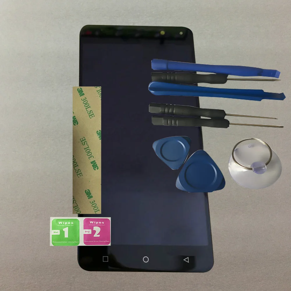 RYKKZ ل XGODY Y19 شاشة الكريستال السائل مع مجموعة المحولات الرقمية لشاشة تعمل بلمس 6.0 بوصة الهاتف المحمول مع أدوات + 3 M ملصقا