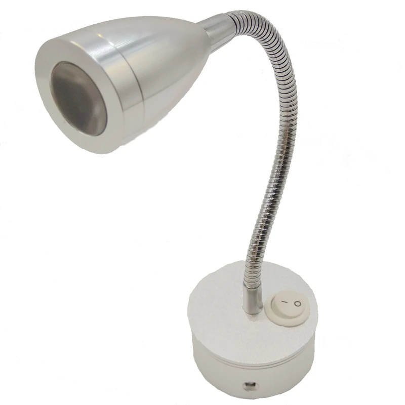 

12V 24V 110V 220V 3W WALL MOUNT LED GOOSENECK LIGHT