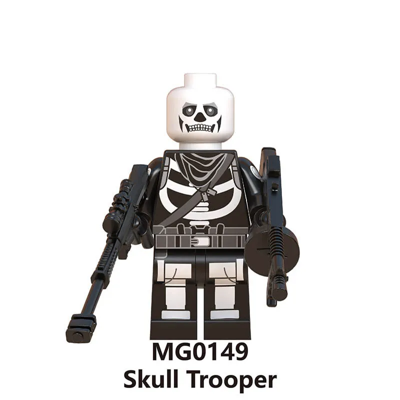 Строительные блоки Legoings Fortress Night Skin Trooper Wild Card Brite Bomber Merry Bumout Scorpion Bricks Мини Фигурки игрушки подарки