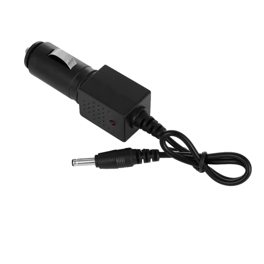 12V Car Charger 3.5mm Adapter for LED Flashlight Headlamp 18650 Battery 2019