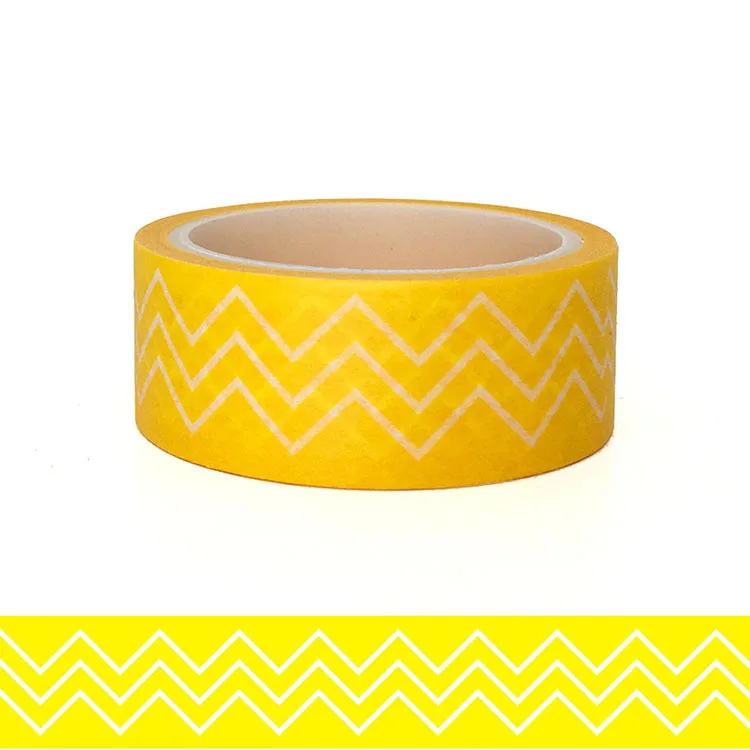 

20pcs/set Bright yellow lemon yellow ripple children DIY decorative sticker hand tent and paper washi tape cute