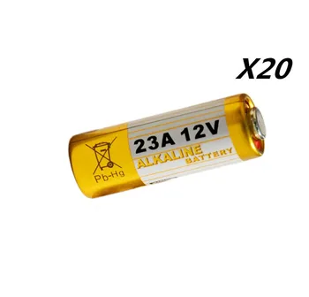 

20PCS 23A 12V dry alkaline battery 23AE 21/23 A23 23GA MN21 for doorbell,car alarm,walkman,car remote control etc