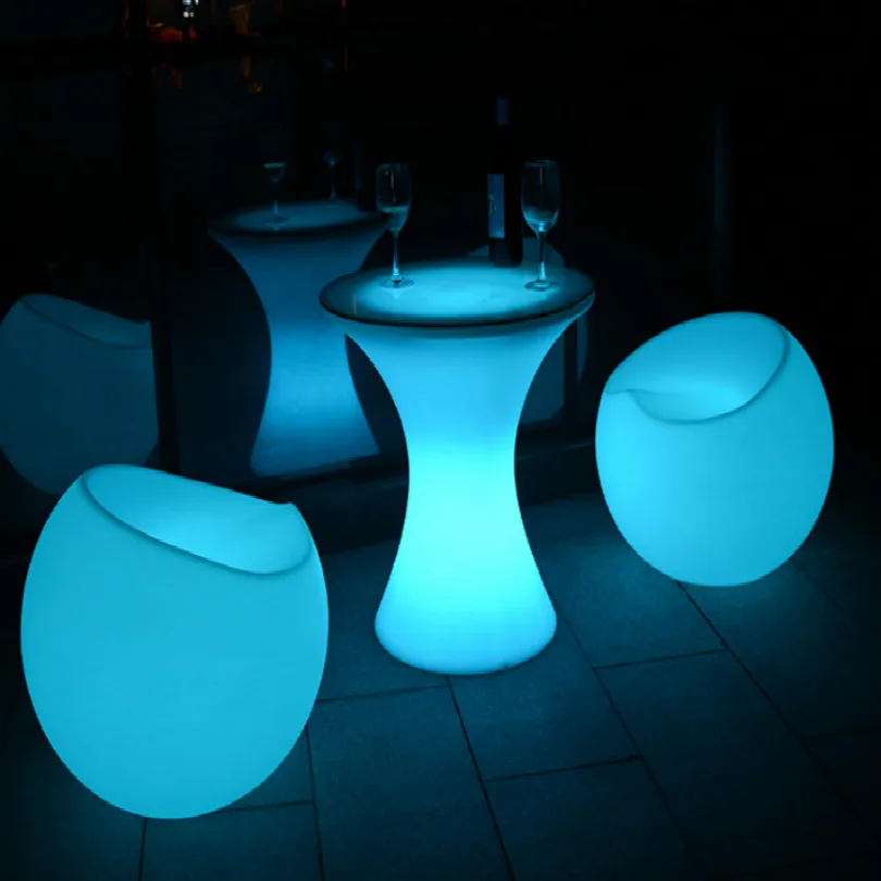 waterproof LED bar stool bar chair bar stools modern remote control light COLOR change free shipping