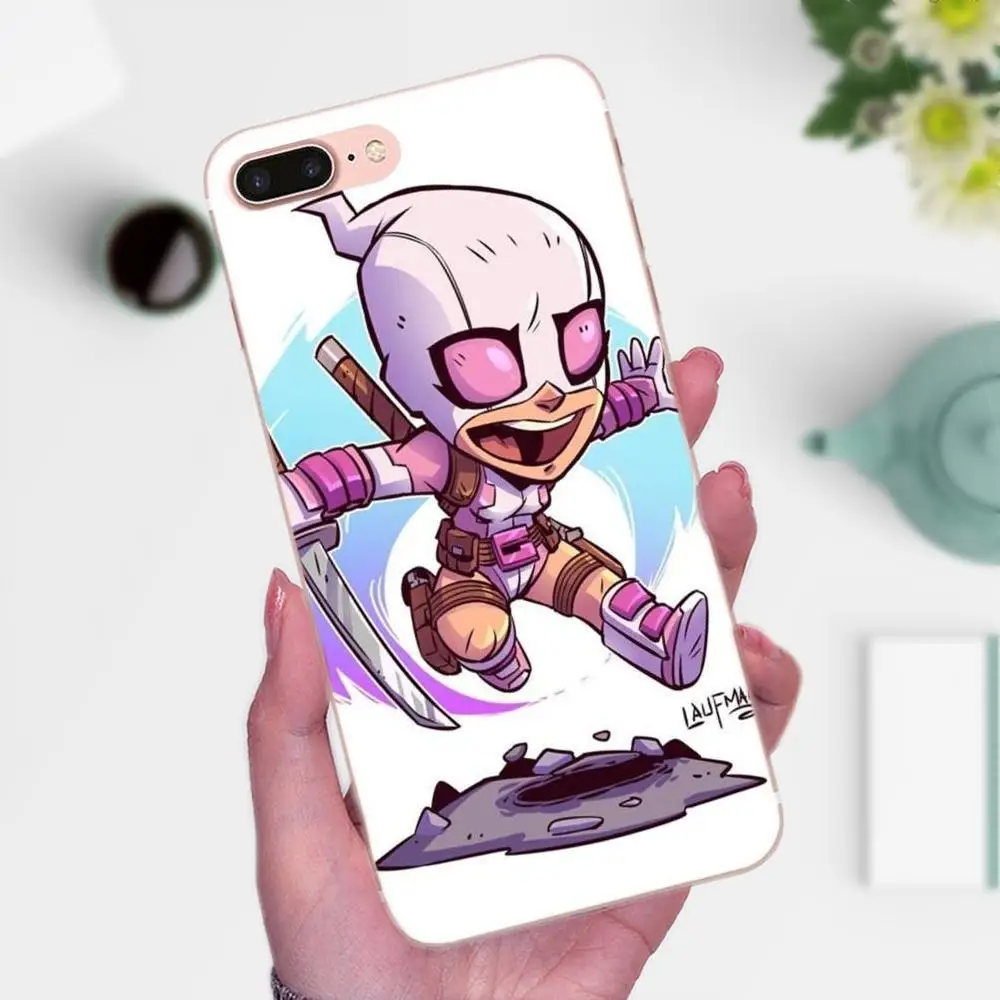 Милые аксессуары для телефона чехол Забавный Gwenpool Galaxy Grand Alpha G850 Core2 Prime S2 I9082 A3 A5 A7