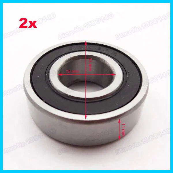 2 шт. резиновый шарикоподшипник для квадроциклов скутеров SDG 15 мм|bearing bracket|bearing