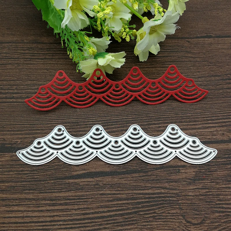 

Wavy lace Metal Stencil Metal Cutting Dies For DIY Scrapbooking Paper Card Craft Embossing Dies