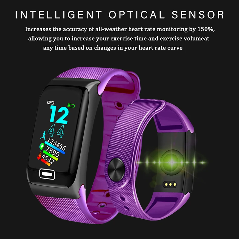 Outdoor Swim Smart Watch Blood Pressure Heart Rate Monitor Health Smartwatch App Run For Apple Xiaomi Huawei PK Fenix 5/Fit 3