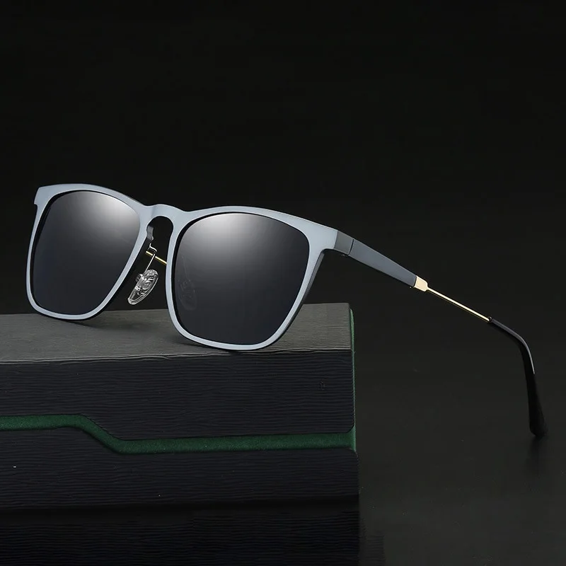 YSO солнцезащитные очки Для Мужчин Поляризованные UV400 алюминиево-магниевым рамки TAC линзы, солнцезащитные очки, очки для вождения, квадратный аксессуар для Для мужчин 8635
