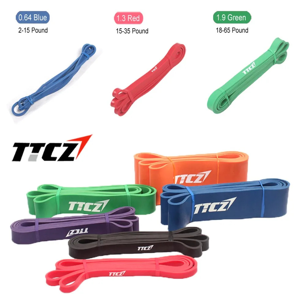 

3Pcs/Set Premium Natural Latex Fitness Resistance Rubber Expander Bands Power Exercise Pull Rope Band