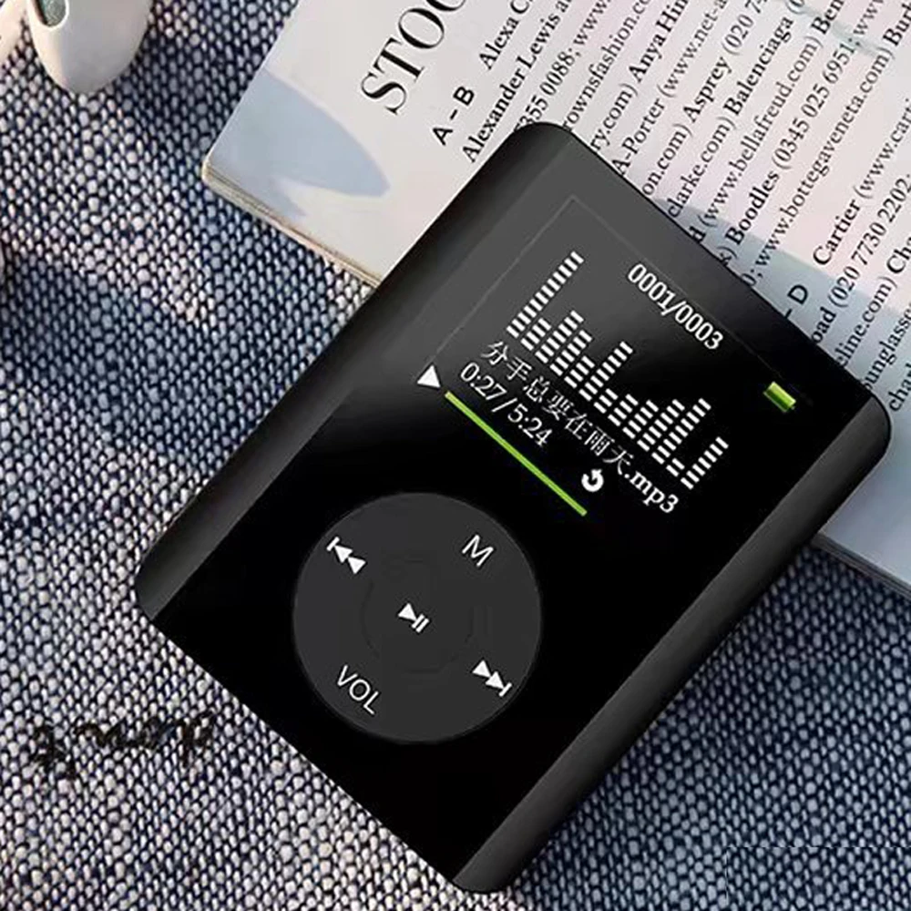 2018 New MP3 Musical MP4 Player 2G 4G 8GB 16GB 1.77 Inch Screen Play 80 hours with FM Radio E