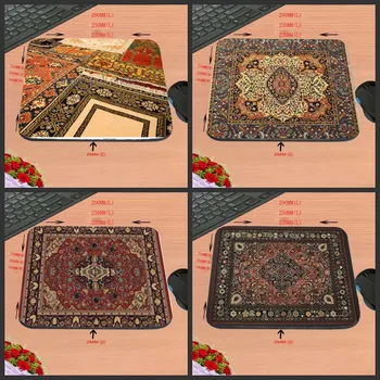 

Hot Selling Persian Carpet Design Silicon Anti-slip Mousepad Computer Mouse Pad Mat For Optical Mice Trackball Mouse As A Gift