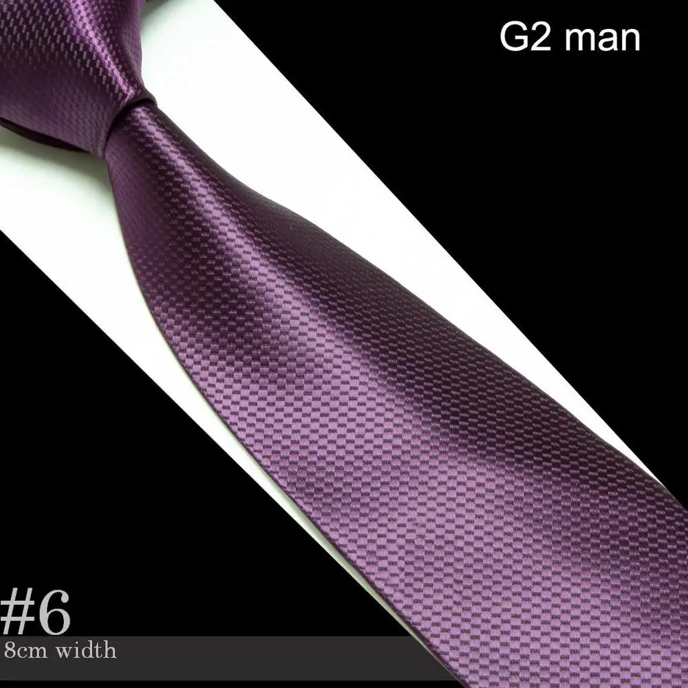 Синий для мужчин из микрофибры галстуки модные свадебные шелковые галстуки Полосатый Бизнес взрослых шеи галстук#15 - Цвет: 6