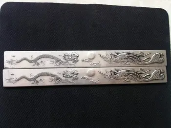

China painting and calligraphy auxiliary products make paper smooth metal crafts Dragon and phoenix statue Paper weight