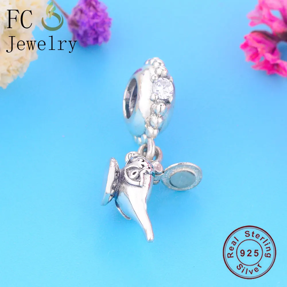 FC Jewelry Fit Original Pandora Charm Bracelet Pulsera925 Sterling Silver Vintage Magic Aladdin Lamp Bead Pendant Berloque 2019 FC Jewelry Fit Original Pandora Charm Bracelet Pulsera925 Sterling Silver Vintage Magic Aladdin Lamp Bead Pendant Berloque 2019