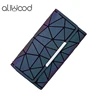 Aliwood marques femmes portefeuille géométrie embrayage Laser coloré sac à main femme lumineux portefeuille téléphone sac porte-carte Carteira Feminina ► Photo 2/6