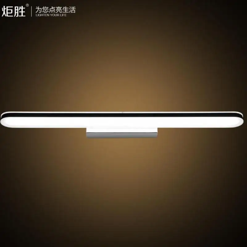 الحديث للماء ip65 مكافحة الضباب الحمام الاكريليك 8 واط/40 سنتيمتر مصابيح الحائط أضواء الغرور مرآة أدى الجدار الشمعدانات ac 80-265 فولت 1111