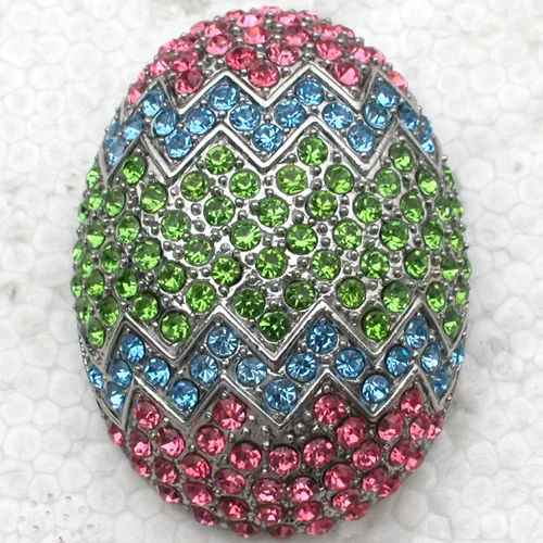 Fashion Brooch Rhinestone Easter Egg Pin Brooches C513 E Brooches