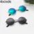 Iboode стимпанк детские солнцезащитные очки для мальчиков и девочек Роскошные винтажные детские круглые солнцезащитные очки Oculos Feminino аксессуары UV400 - изображение