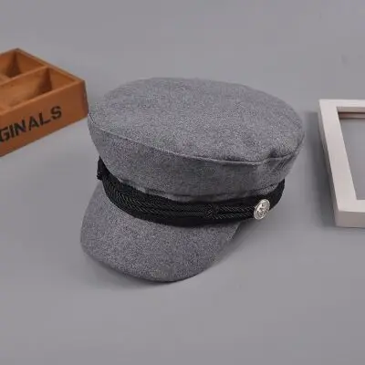 MAERSHEI женская военная шапка бейсболка Gorras planas cap s Женская кепка с якорем зимние винтажные шапки - Цвет: 2 COLOR