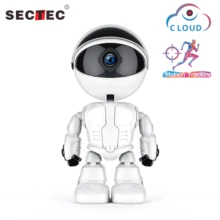 SECTEC – Robot caméra de Surveillance IP WIFI Cloud 1080P, dispositif de sécurité domestique sans fil pour bébé, CCTV