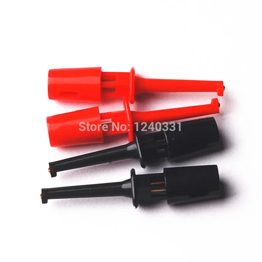 10PCS New Multimeter Lead Wire Kit Test Hook Clip Grabbers Test Probe SMT/SMD IC Cable Welding