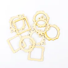 Смешанные кружева деревянный узор Скрапбукинг Коллекция ремесло для ручной работы аксессуары для шитья украшения дома DIY 45-70 мм 6 шт MZ182-FD