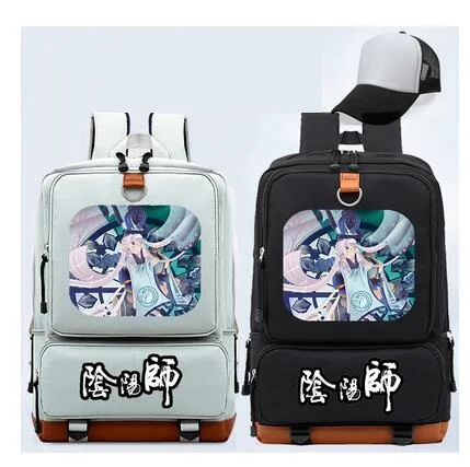 

Preppy style High Q NEW fashion anime Onmyoji backpack women man unisex student backpack