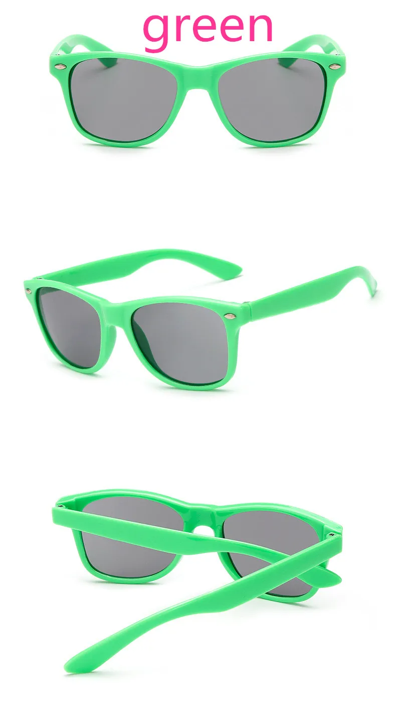 ASOUZ 2018 new stylish square color children's sunglasses retro cat eyes boy girl UV400 safety high-end brand nail nail eyewear (12)