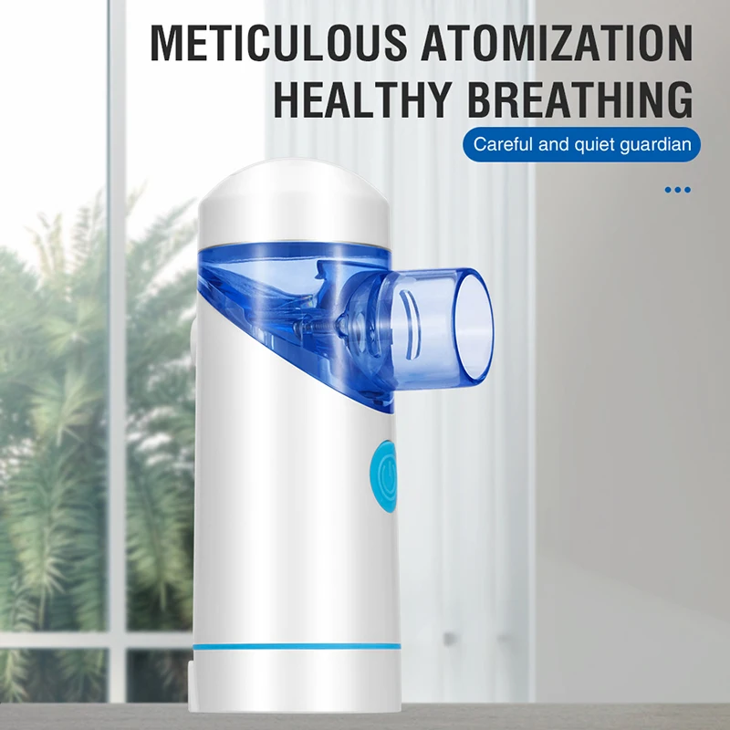 

Ultrasonic Handheld Facial Steamer Mist Inhaler Vaporizer Mist Inhaler Portable Mesh Nebulizer For Adult Children Health care