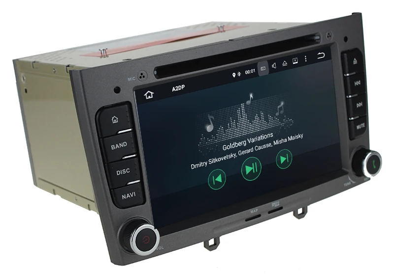 Cheap Free shipping! 2Din Car dvd player radio audio for Peugeot 308 408 308SW with GPS Navigation BT RDS SD 1080P video free MIC MAP 17