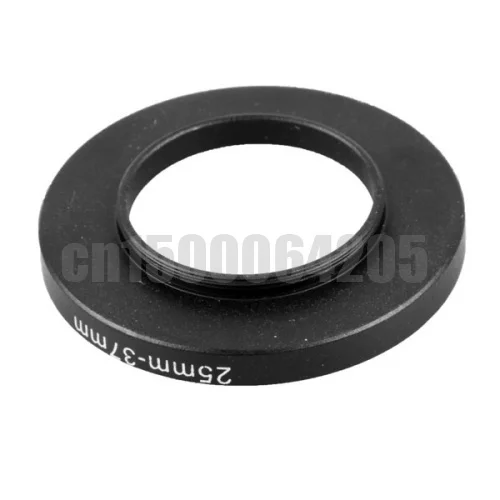 2 шт черный шаг вверх фильтр кольцо 25 мм до 37 мм 25 мм-37 мм 25-37 мм