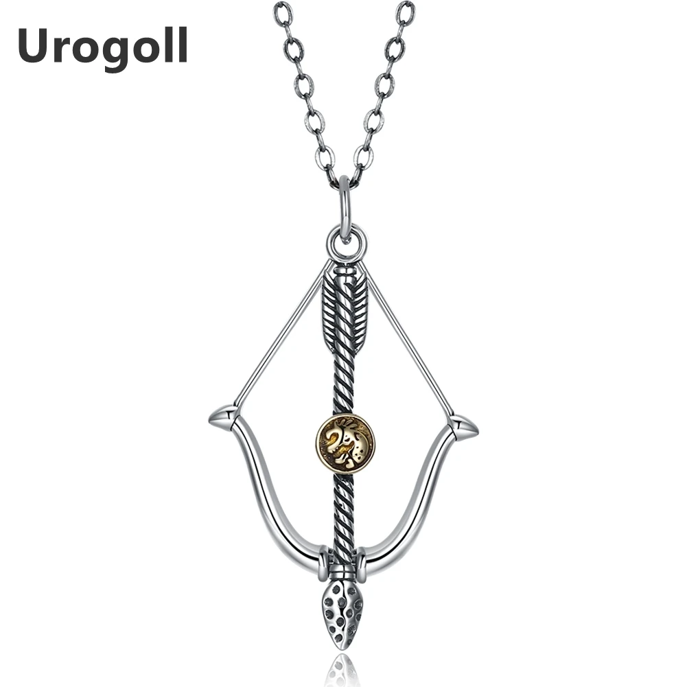

Noble New Fashion Retro Style The Arrow of Love 925 Sterling Silver Necklaces Women Necklaces Jewelry Gifts Girls Party