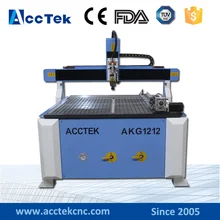 AKG1212 hot sale product of metal or nonmetal lathe machinery machine 4 axis cnc router price with Mach3 control system