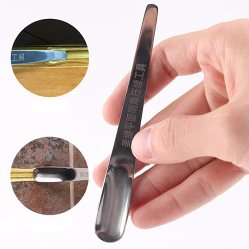 2pcs/set putty knife Drywall Scraper for floor wall ceramic Tile Grout yin yang corner shovel pressure seamer Construction Tools