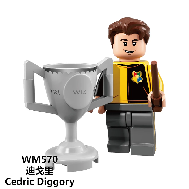 Серия Harry Potters Flitwick Дамблдор Longbottom Luna Diggory строительные блоки игрушки для детей WM6041