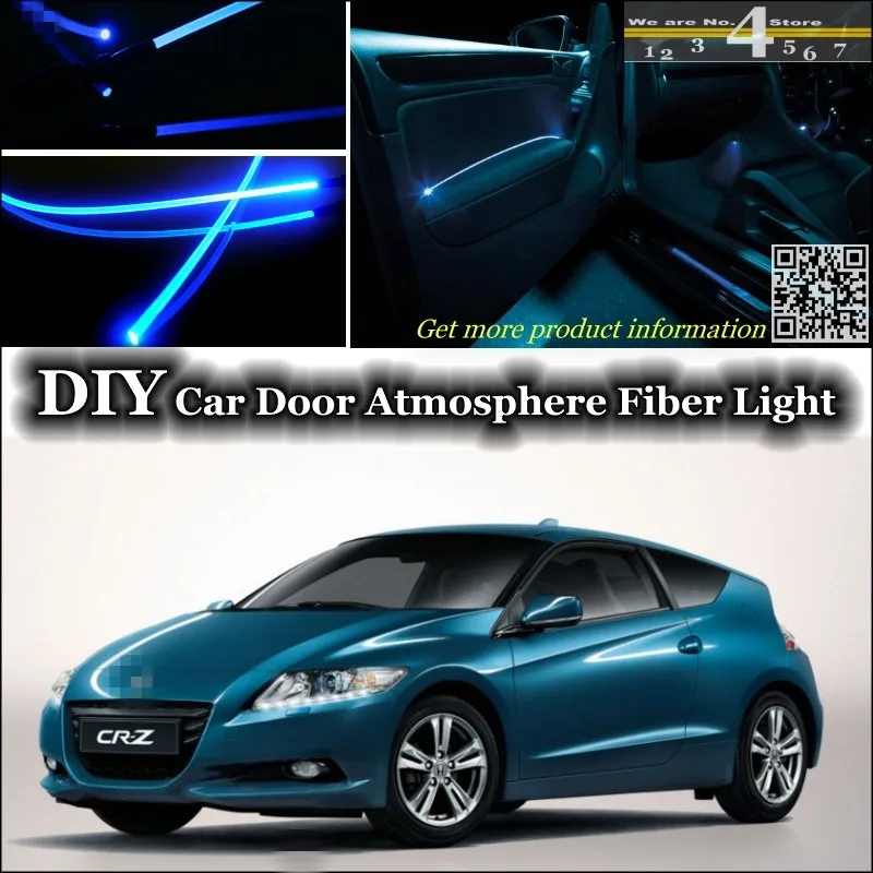 Us 21 85 13 Off Fur Honda Crz Cr Z Cr Z Innen Umgebungslicht Tuning Atmosphare Fiber Optic Band Lichter Innen Turverkleidung Beleuchtung Tuning In