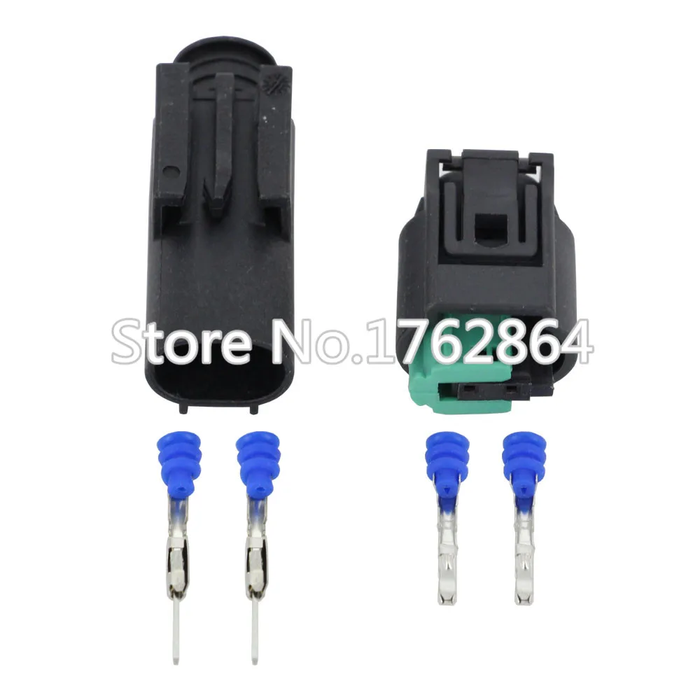 

5 Set Auto 2 Pin Male Female Wire Connector Engine Coolant Temp Water Temperature Sensor Plug For BMW Buick