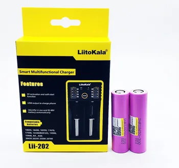 

2PCS Liitokala original 3.7V INR18650 30Q 3000mAh 18650 powered rechargeable lithium battery for +Liitokala Lii-202
