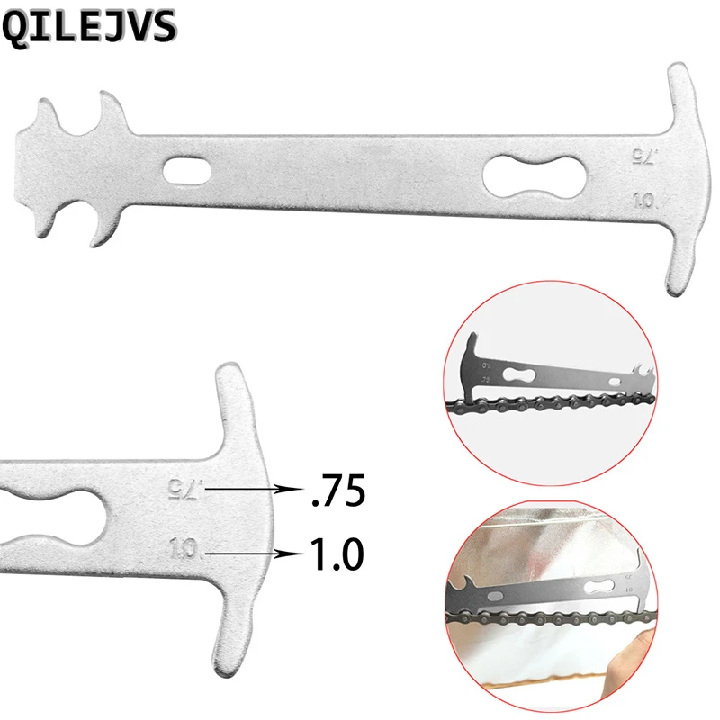 

QILEJVS NEW Bicycle Bike Chain Wear Indicator Tool Chain Checker Ruler Cycling Repair Tool