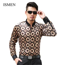 Это Для мужчин весенние мужские рубашки Сорочки с длинными рукавами рубашка длинный рукав мужские, зауженные, повседневные одежда Для мужчин, рубашка с длинным рукавом