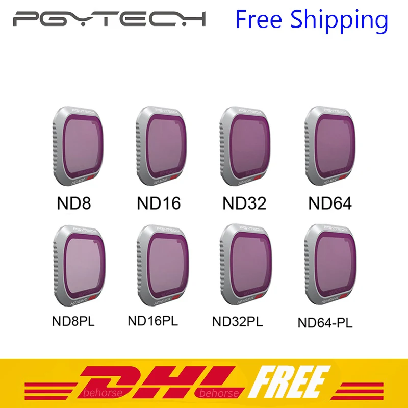 

4 Pieces PGYTECH DJI Mavic 2 Pro ND8/16/32/64-PL Filters ND8/16/32/64 DJI Mavic 2 Pro Lens Filter Drone Accessories